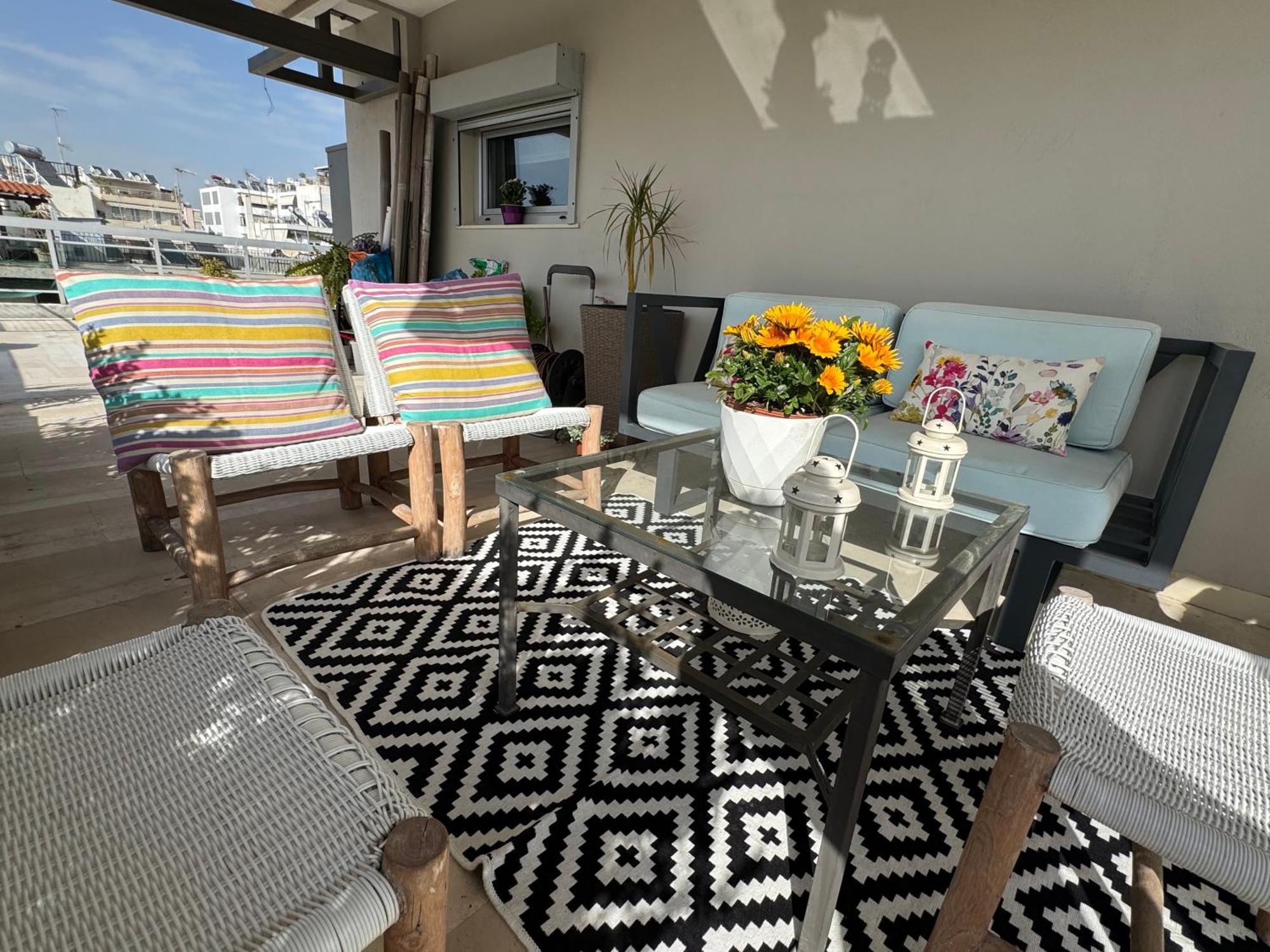 アテネSea Horizon Penthouse Flatアパートメント エクステリア 写真